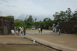 Ruínas da entrada Oeste.