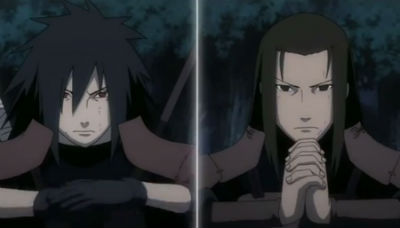 Madara Uchiha e Senju Hashirama