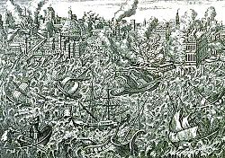 Terremoto e tsunami de Lisboa em 1755.